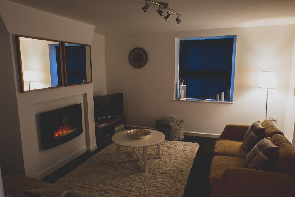 Posezení v ubytování Discovery Suite – Simple2let Serviced Apartments