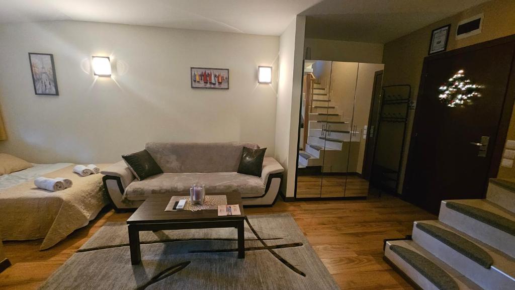 Posezení v ubytování Apartment ZAX B7 in Terra Complex