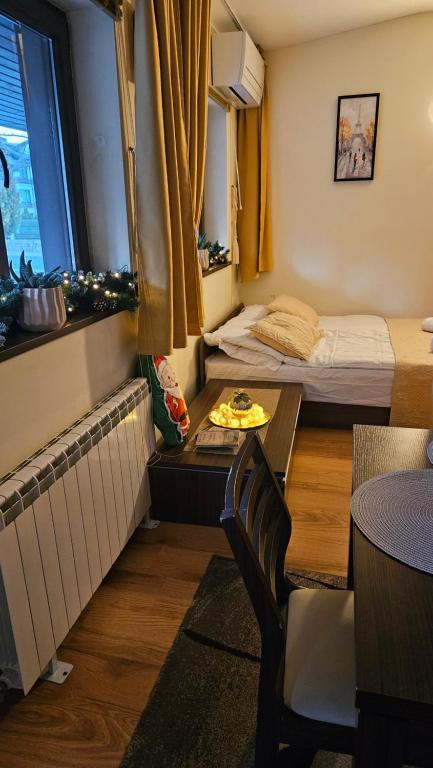 Postel nebo postele na pokoji v ubytování Apartment ZAX B7 in Terra Complex
