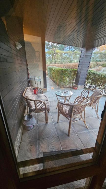 Balkón nebo terasa v ubytování Apartment ZAX B7 in Terra Complex