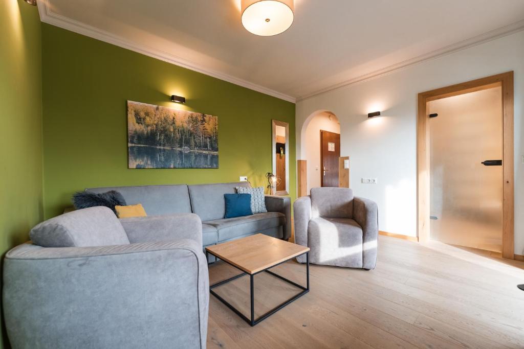 Posezení v ubytování Posthotel Rattenberg