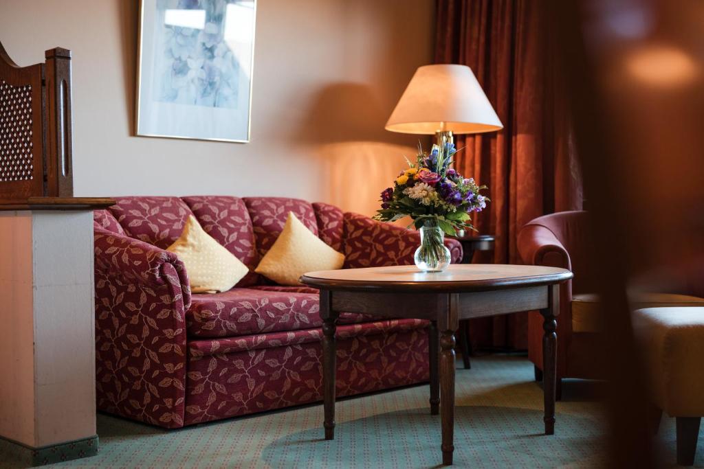Posezení v ubytování Posthotel Rattenberg