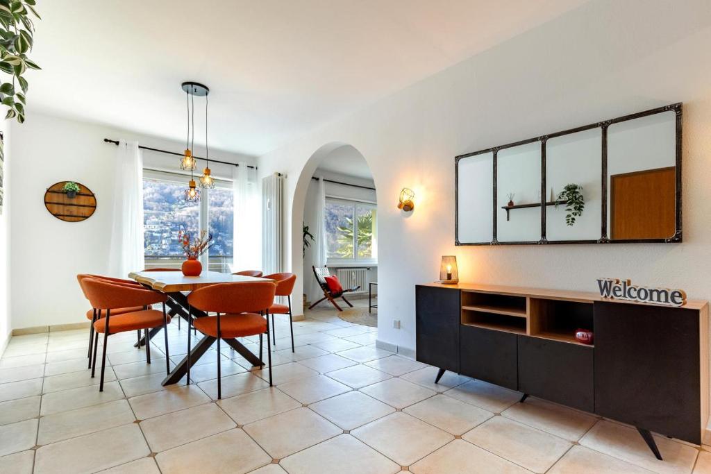 Fotografie z fotogalerie ubytování Elegant, Lugano Lake View, pool and private parking v destinaci Brusino Arsizio