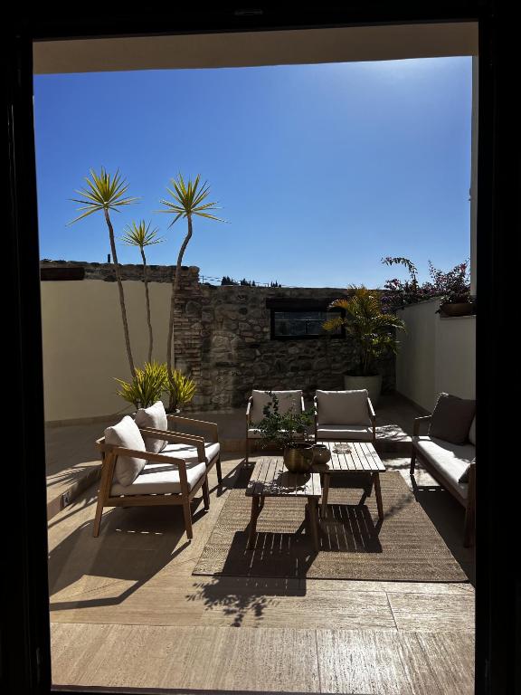 Posezení v ubytování Elysium Luxury Stays