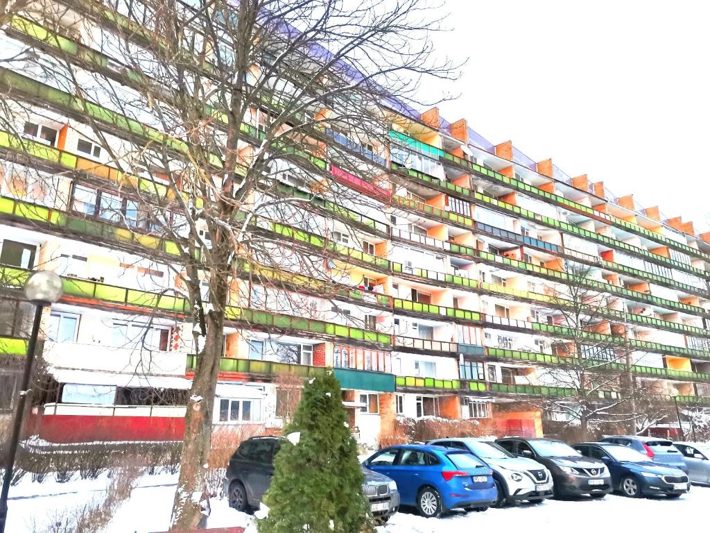 Bygningen som lejligheden ligger i