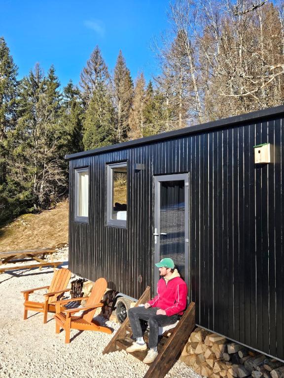 Fotografie z fotogalerie ubytování Tiny House dans les montagnes, JURA v destinaci Les Bouchoux