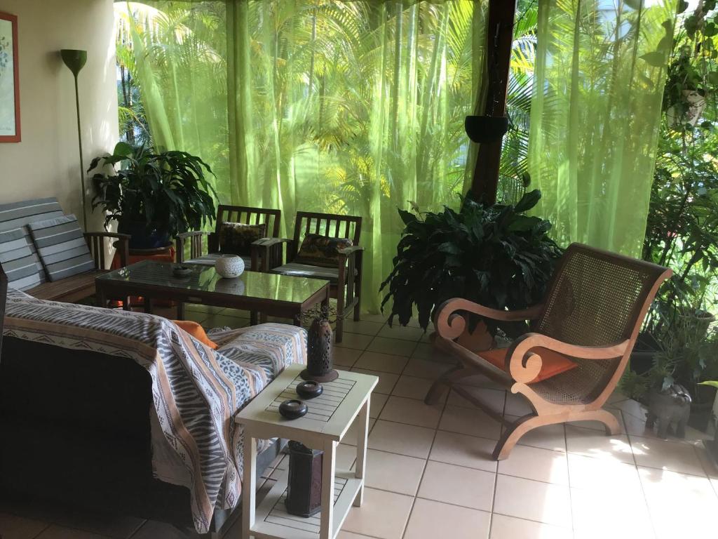 Zahrada ubytování Soleil levant