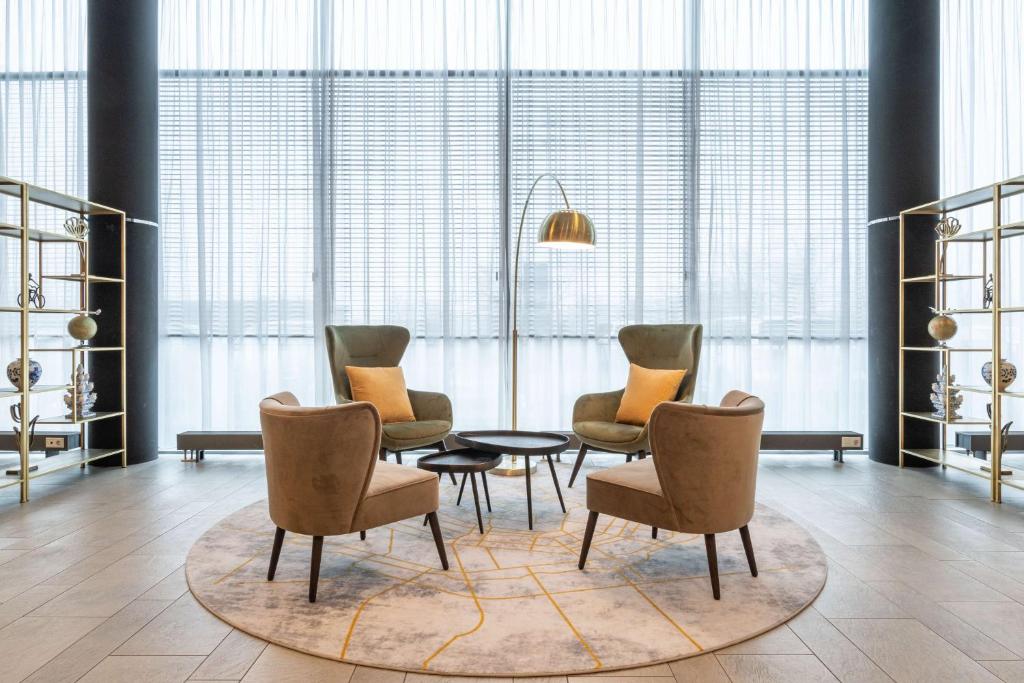 Posezení v ubytování Park Plaza Amsterdam Airport