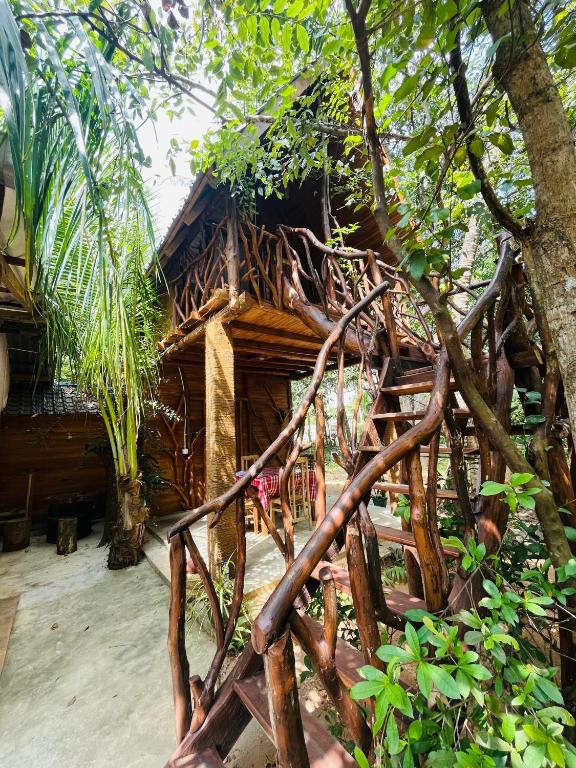 Zahrada ubytování Sigiri Lodge Tree House