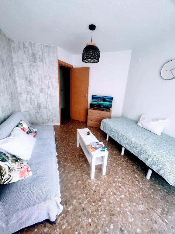 Postel nebo postele na pokoji v ubytování Confort y relax centro