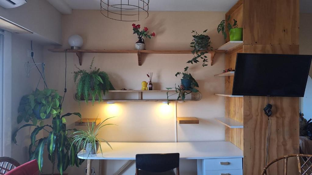 Η κουζίνα ή μικρή κουζίνα στο Dream lot in Caseros City
