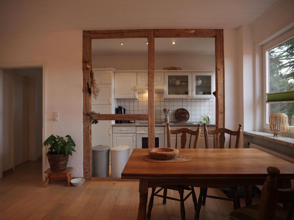 Η κουζίνα ή μικρή κουζίνα στο Ferienhaus im Bergdorf