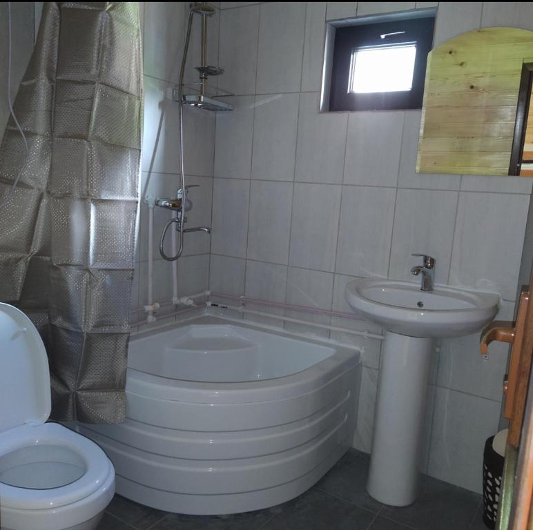 Koupelna v ubytování Gaul Gavkhe Hotel