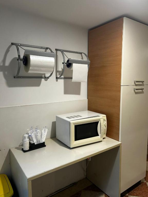 Kuchyň nebo kuchyňský kout v ubytování Collegio AMDG