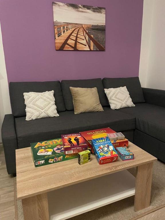 Posezení v ubytování Apartment Těchov