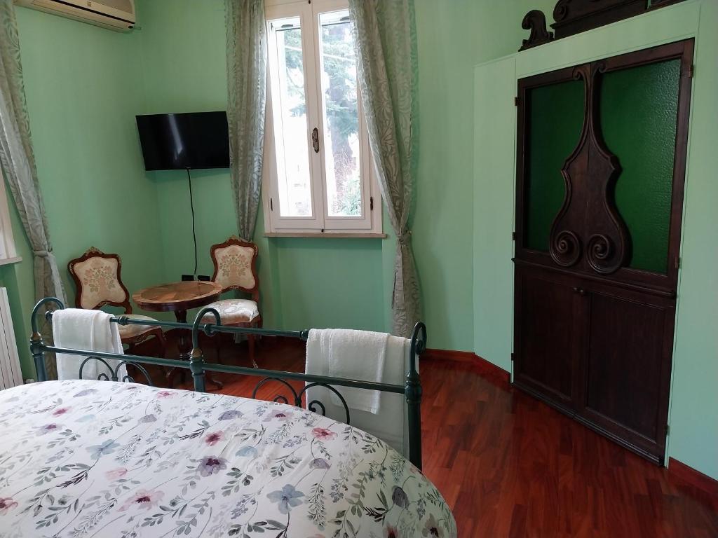 TV a/nebo společenská místnost v ubytování B&B Pitrén
