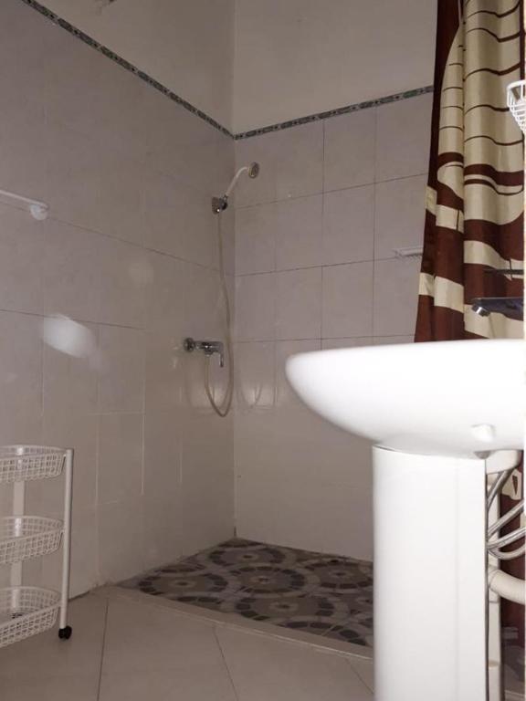 Koupelna v ubytování Casa Tota