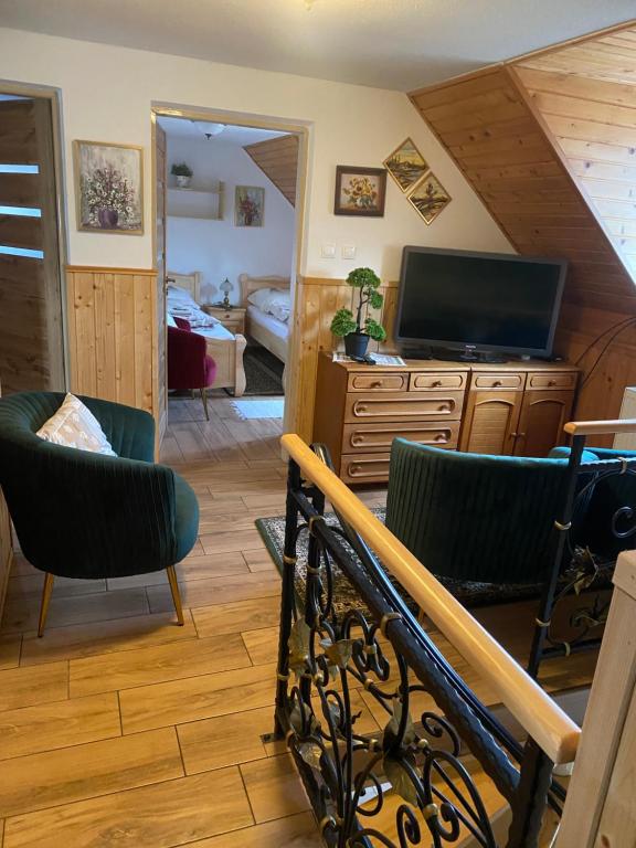 Posezení v ubytování PRIVAT MARIANNA