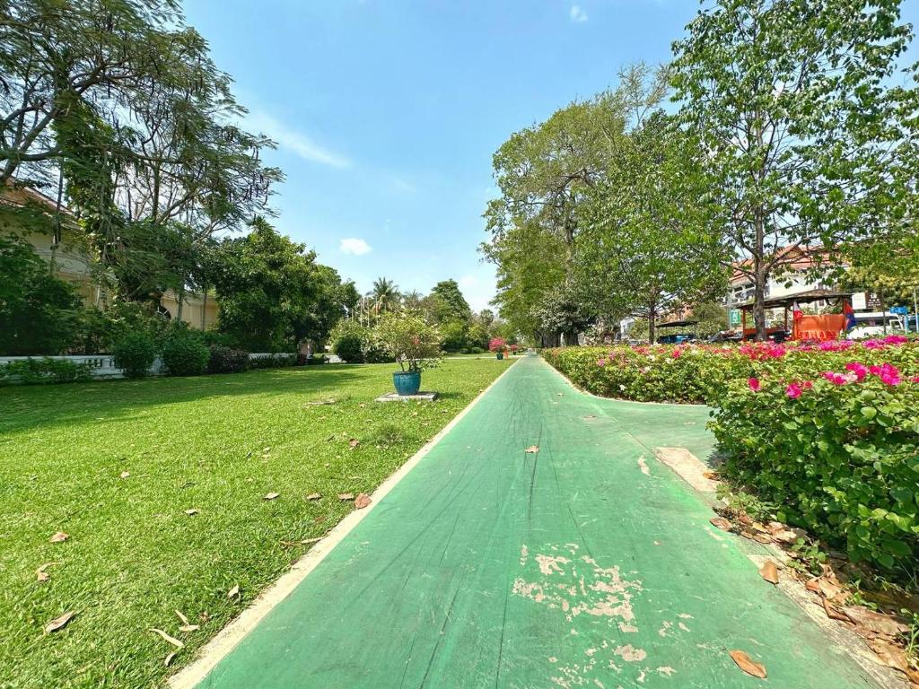 Zahrada ubytování Botanic Garden Villa Siem Reap