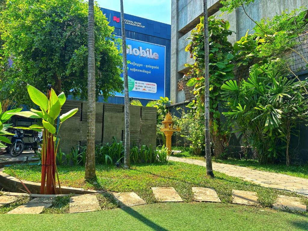 Zahrada ubytování Botanic Garden Villa Siem Reap