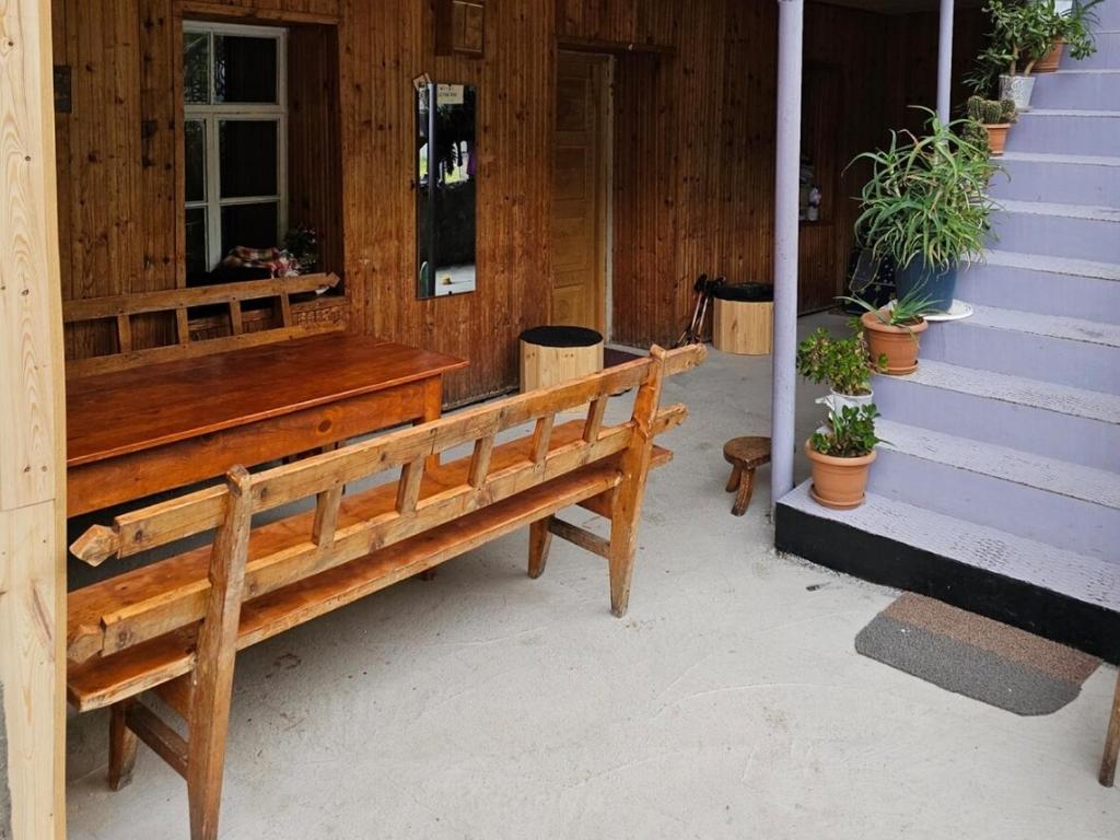 Balkón nebo terasa v ubytování Guesthouse Leno
