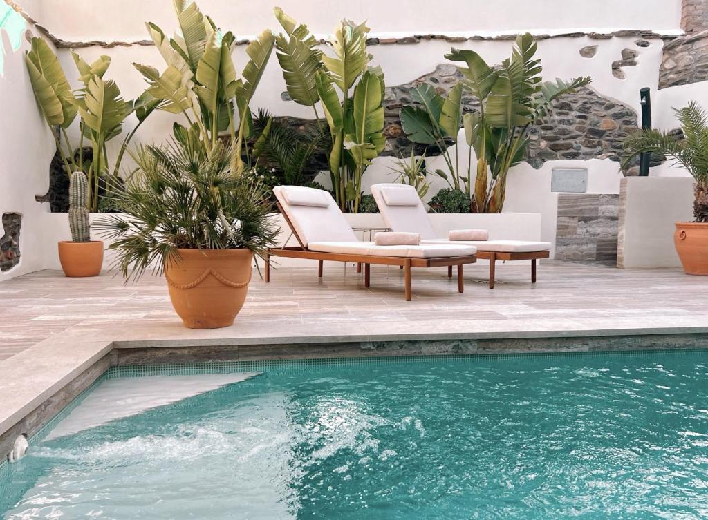 Bazén v ubytování Elysium Luxury Stays nebo v jeho okolí