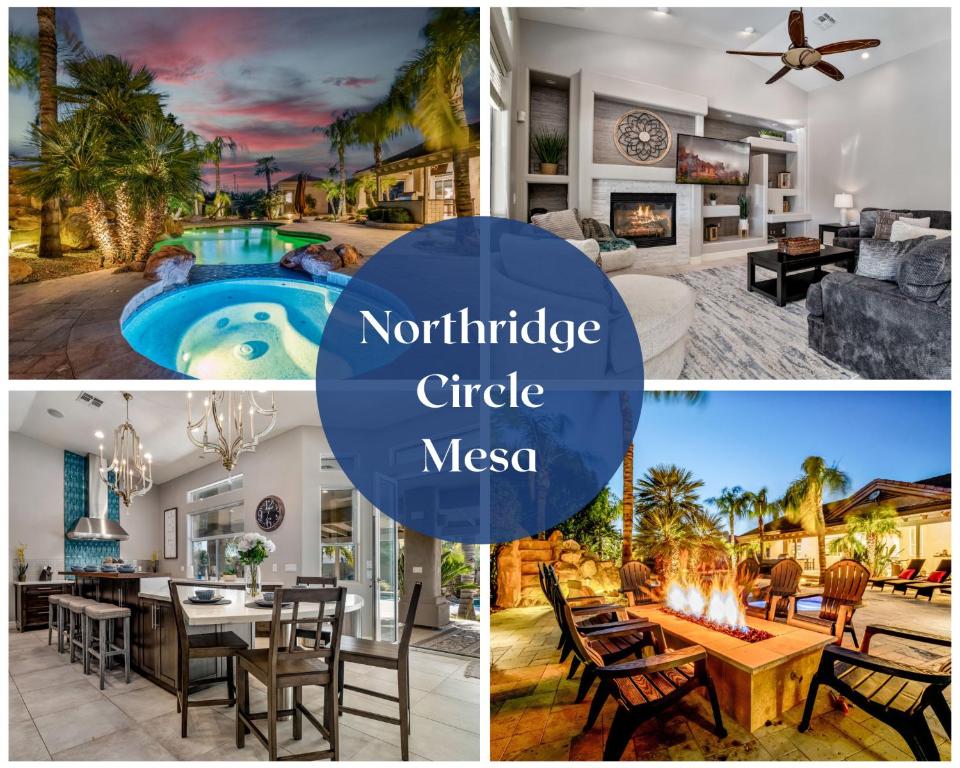 a collage of photos with the words northwestridge circle mexico at Northridge Mesa in Mesa