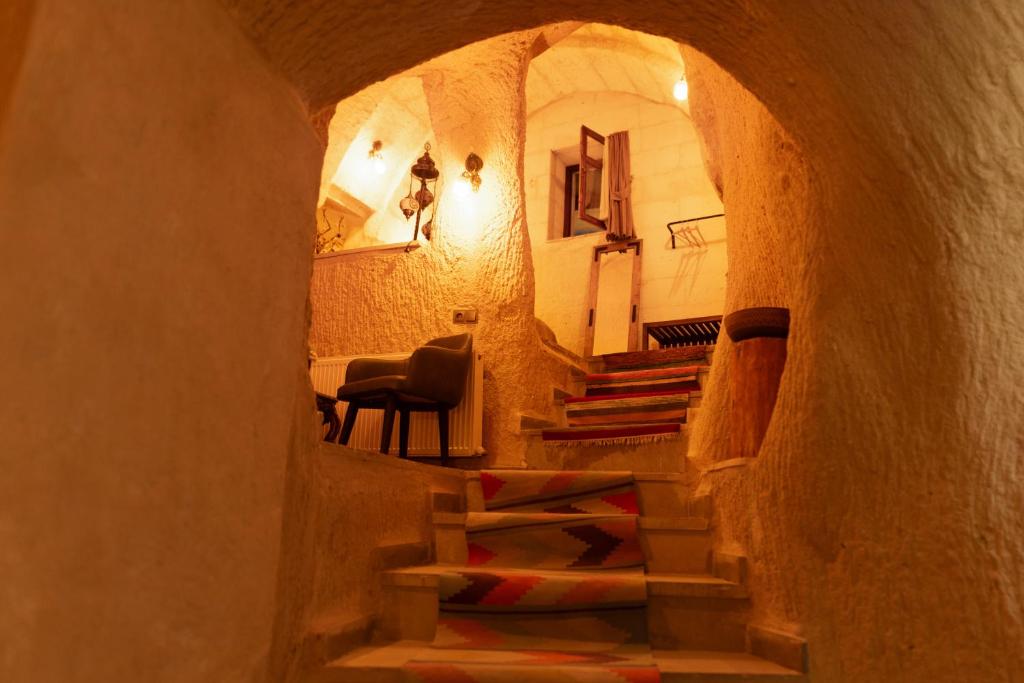 Posezení v ubytování Lemon Cave Suites