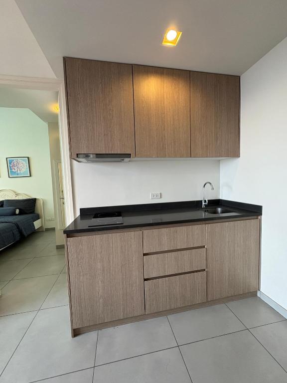 Cuina o zona de cuina de Unixx Pattaya High floor view
