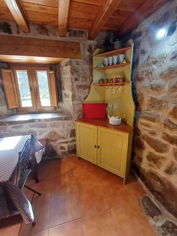 Kuchyňa alebo kuchynka v ubytovaní La Cabaña del Río