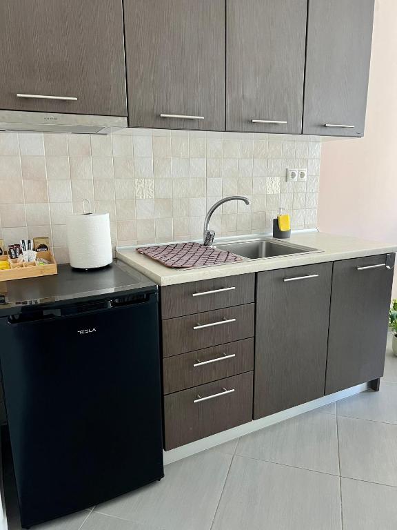 Kuchyň nebo kuchyňský kout v ubytování SnappyB Living Spaces