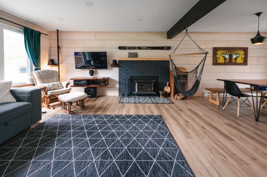Χώρος καθιστικού στο La Murdoch Beach - Foyer et sauna