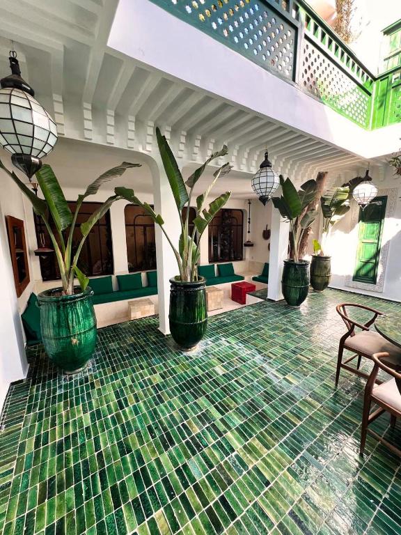 Balkón nebo terasa v ubytování Riad JiL & SPA