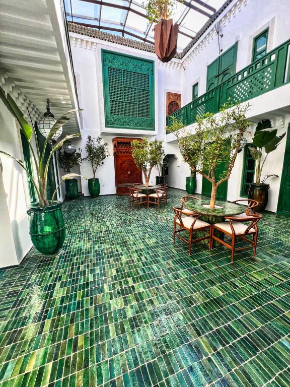 Balkón nebo terasa v ubytování Riad JiL & SPA
