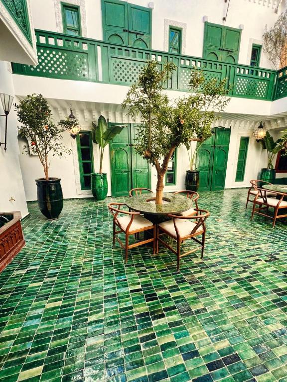 Balkón nebo terasa v ubytování Riad JiL & SPA