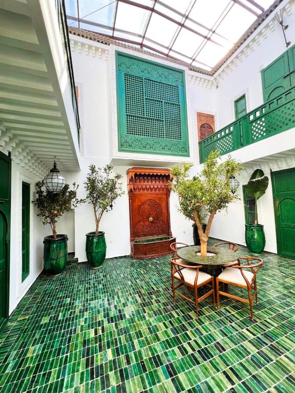 Balkón nebo terasa v ubytování Riad JiL & SPA