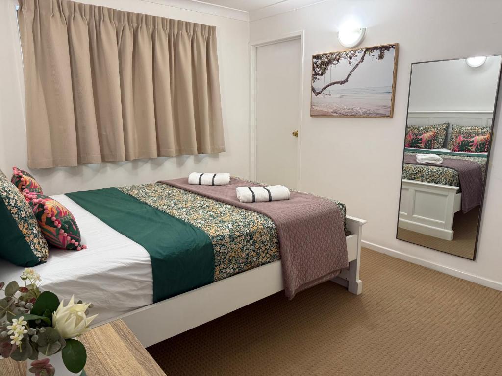 Ένα ή περισσότερα κρεβάτια σε δωμάτιο στο Guesthouse in fantastic location