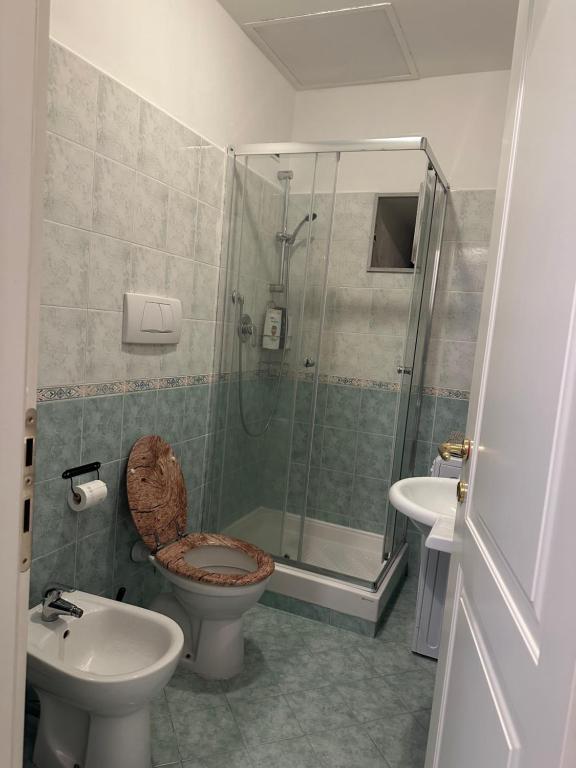 Koupelna v ubytování Room Principe