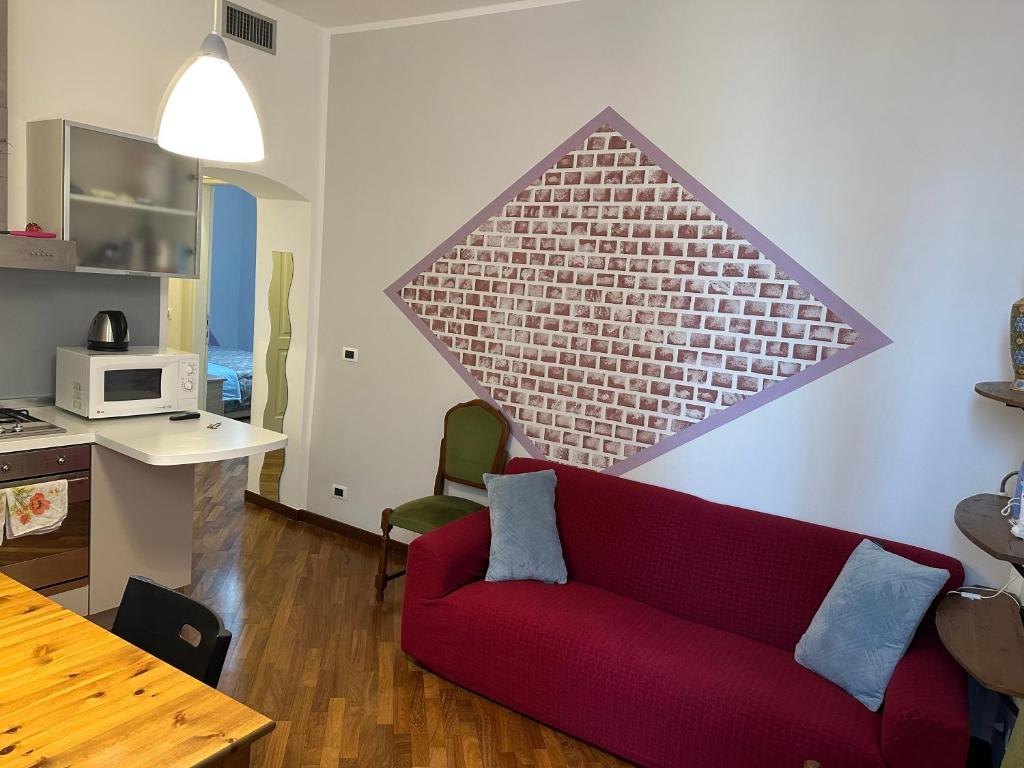 Kuchyň nebo kuchyňský kout v ubytování Room Principe