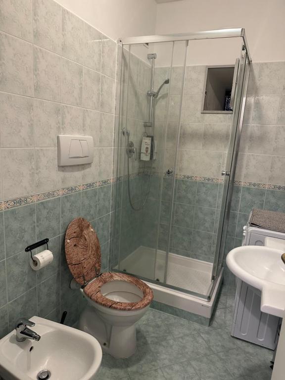 Koupelna v ubytování Room Principe