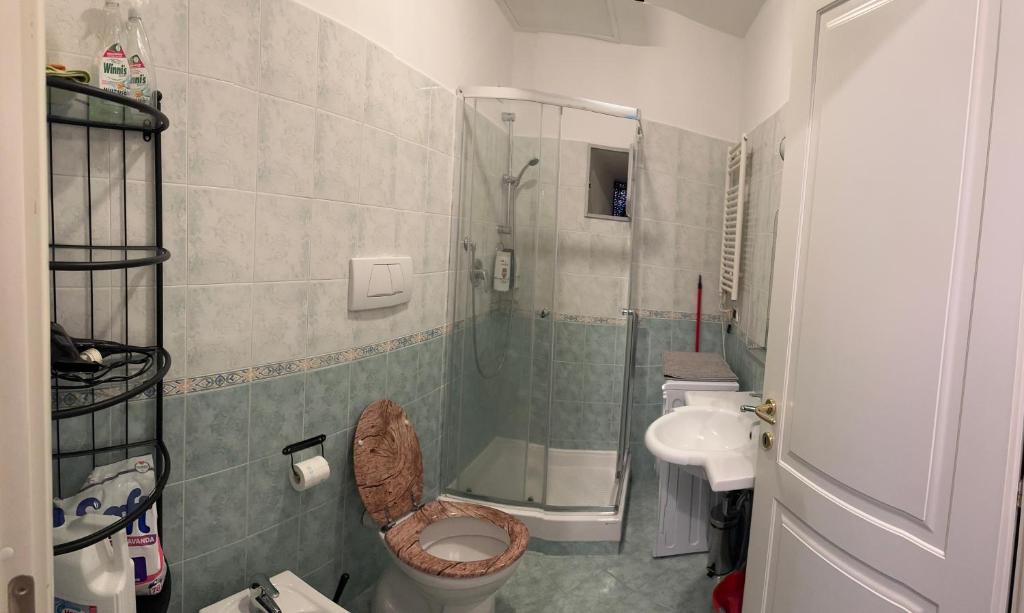 Koupelna v ubytování Room Principe