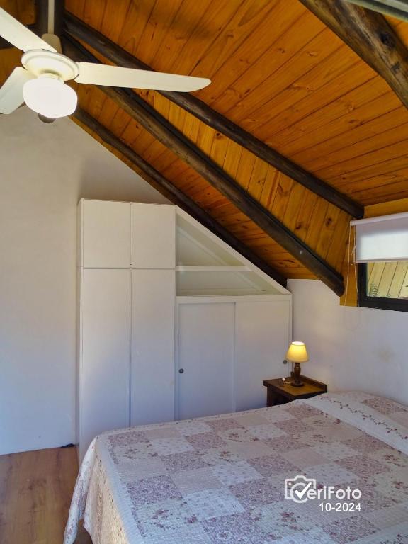 Postel nebo postele na pokoji v ubytování Bungalows Punta Colorada