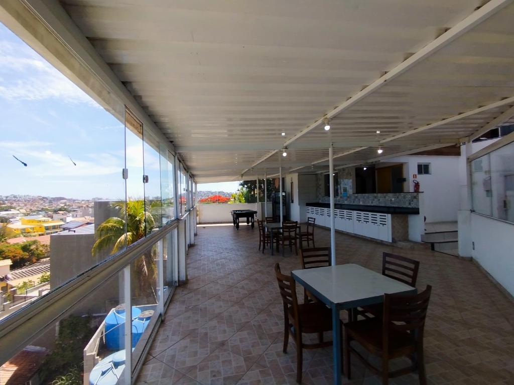 Balkón nebo terasa v ubytování Hostel Casa da Pedra