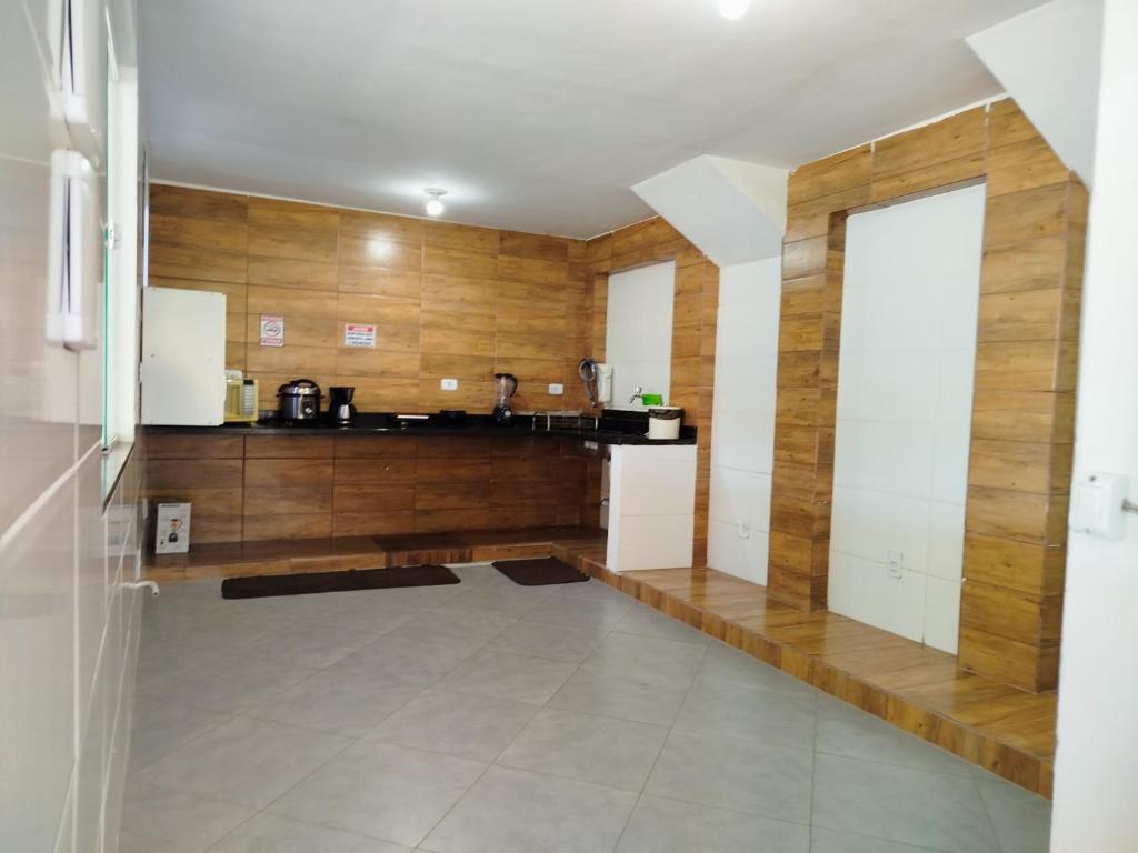 Kuchyň nebo kuchyňský kout v ubytování Hostel Casa da Pedra
