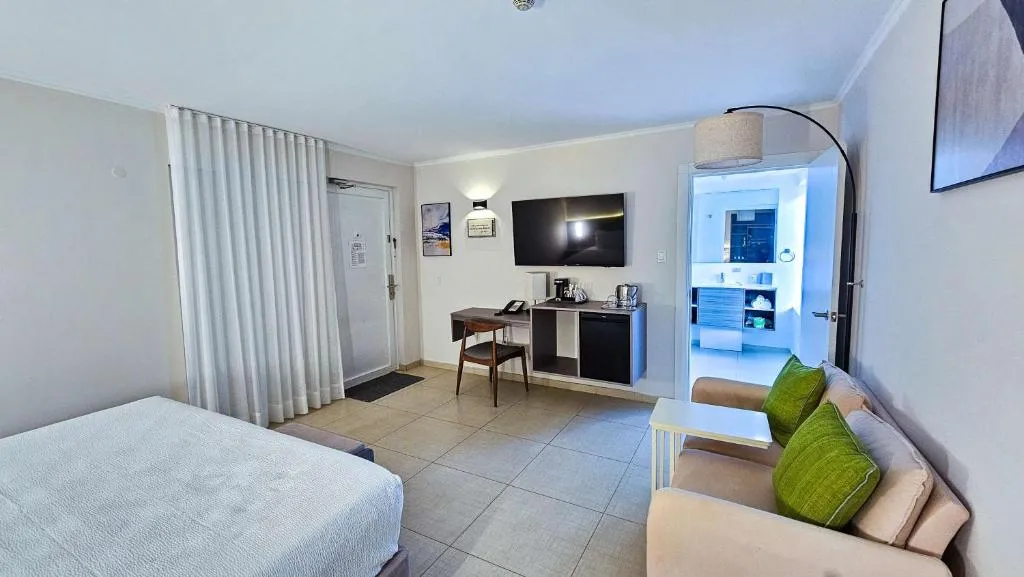 King Room with Roll-In Shower and Pool View - Disability/Adults Only/Non-Smoking