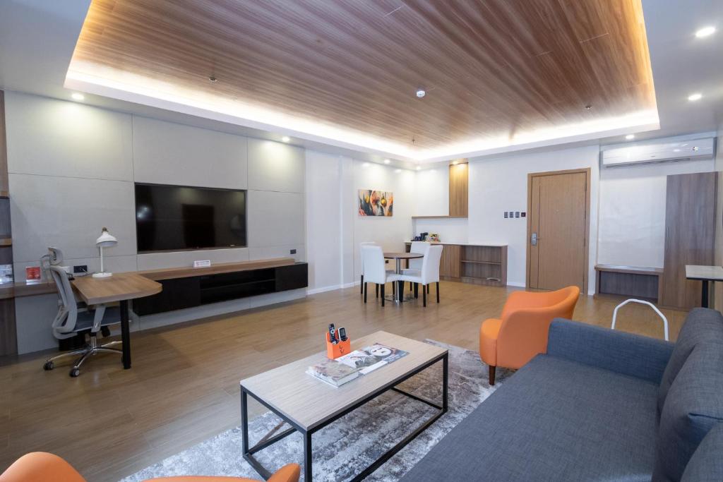 Posezení v ubytování Levo Hotel