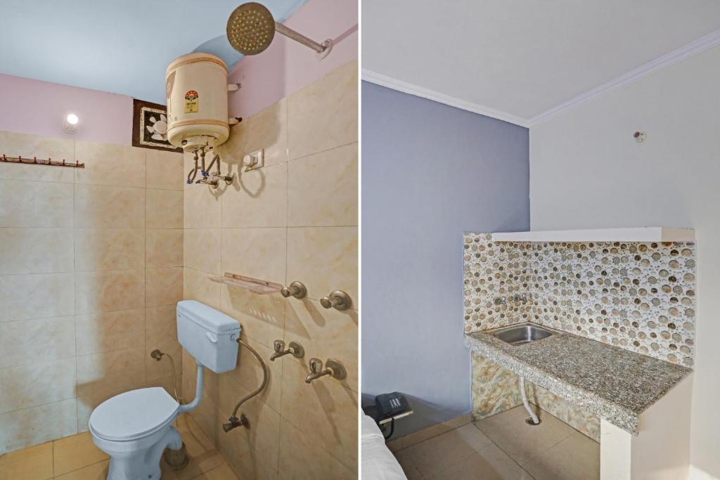 Koupelna v ubytování Hotel O Dremland Residency