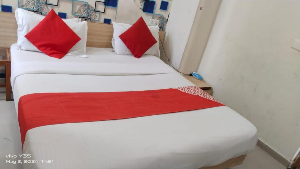 Postel nebo postele na pokoji v ubytování Hotel veejay