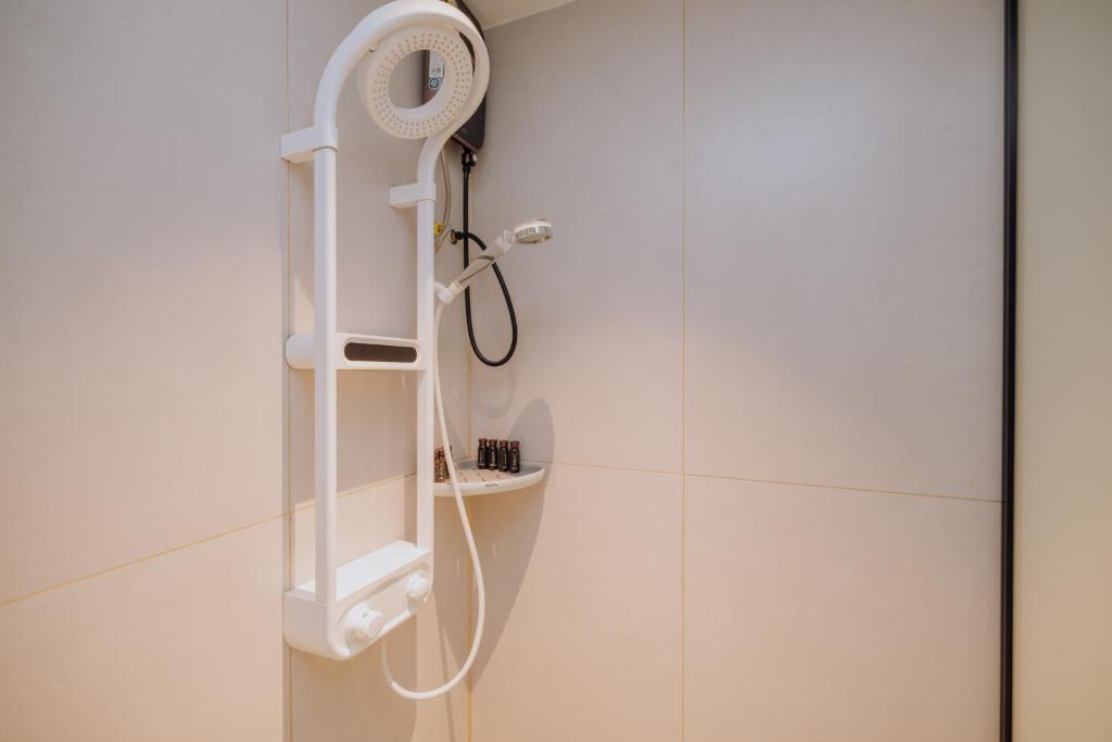 Koupelna v ubytování YUSU Hotel 羽宿酒店