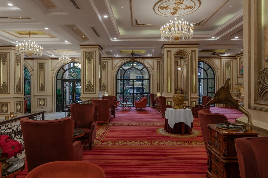 Posezení v ubytování Anik Palace Hotel